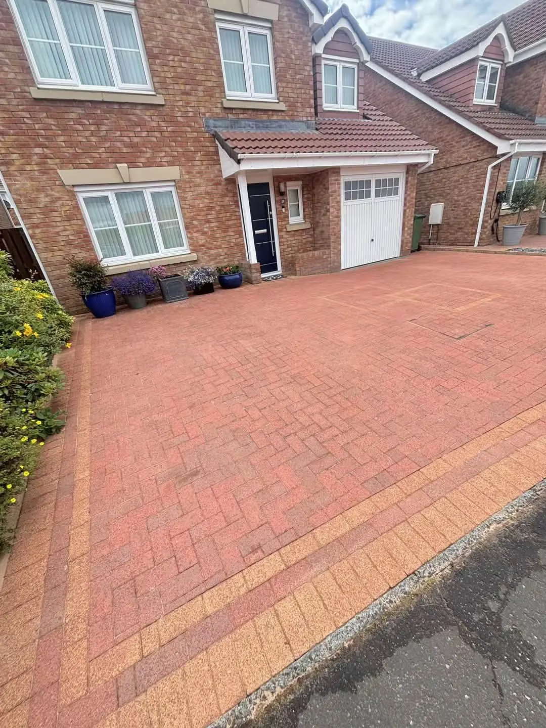 Property after full exterior cleaning